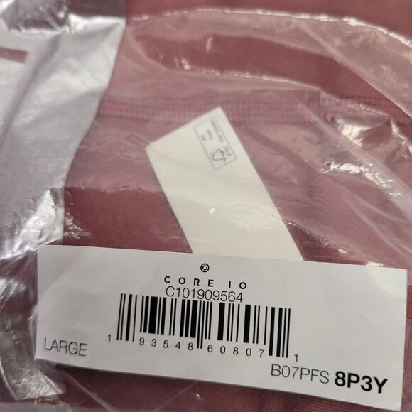 CORE 10 Women High-Waist Side-Pocket Yoga Comfort Midi-Legging Pink Size Large - Picture 11 of 11